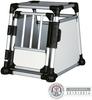 TRIXIE Transportbox Aluminium silber/hellgrau Transportbox Größe L - XL (94 x...
