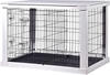 Dobar Hunde-Gitterbox L 73x110x76cm weiß