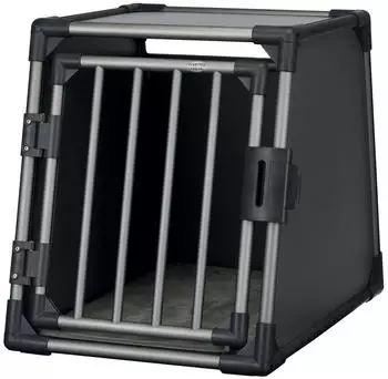 Trixie Transportbox Aluminium graphitgrau