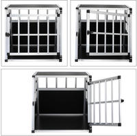 Hundetransportbox Aluminium Hundebox Kofferraum Robust Verschlie&szlig;bar...