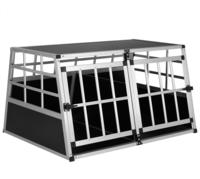 Hundetransportbox Aluminium Hundebox Kofferraum Robust Verschlie&szlig;bar...