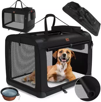 Lovpet Haustier-Transportbox XXL schwarz