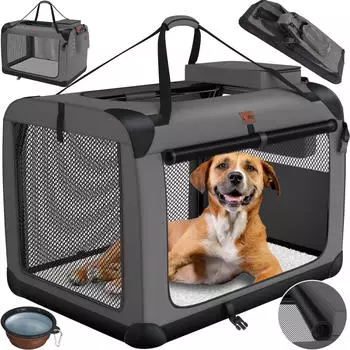 Lovpet Haustier-Transportbox XXL anthrazit