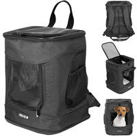 Cadoca - Haustierrucksack Bis 20 Kg Verstellbare Gurte Faltbar Kurzleine