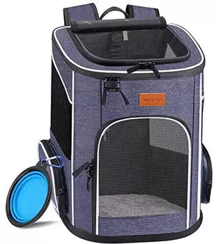 Morpilot Haustierrucksack 33x28x42cm blau