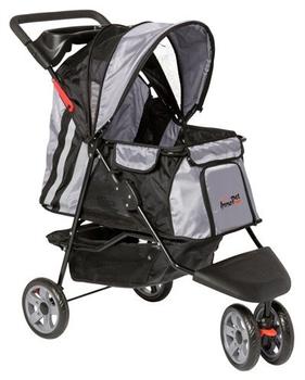 Innopet Hundebuggy All Terrain grau/schwarz/silber
