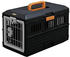 Iris Ohyama Faltbare Transportbox bis 12kg FC-550 schwarz/orange