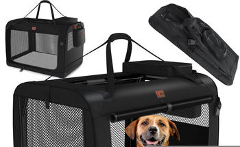 Lovpet Haustier-Transportbox XL schwarz