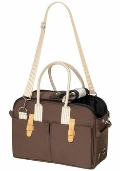 Flamingo Haustier-Tragetasche braun 52x25x35cm (31416)