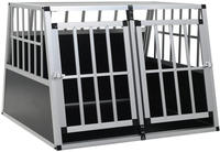vidaXL Hundetransportbox mit Doppelt&uuml;r 94 x 88 x 69 cm