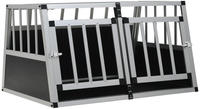 vidaXL Hundetransportbox mit Doppelt&uuml;r 89 x 69 x 50 cm