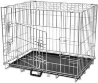 vidaXL Faltbare Hundebox Metall L