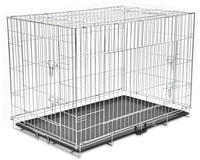 vidaXL Faltbare Hundebox Metall XXL