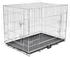 vidaXL Faltbare Hundebox Metall