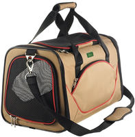 DOG SPORT 62580, DOG SPORT HUNTER Tragetasche Kansas, beige/rot