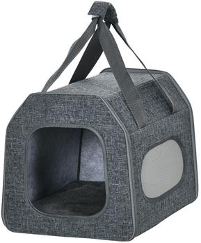 Pawhut Transporttasche für Katzen grau (D00-154V00GY)