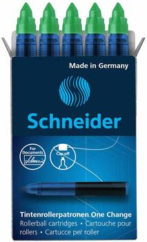 Schneider 10 x Rollerpatrone One Change 0,6mm grün VE=5 Stück