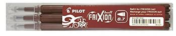 Pilot Frixion Ball Mine 2261007F 3er Set (BLS-FR7-BN-S3)
