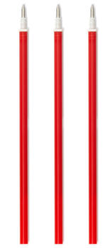 Legami Ersatzmine für löschbaren Gelstift Erasable Pen 3-Stk. rot (VREFEP0006)