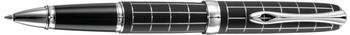 Diplomat Tintenroller Excellence A plus Raute guillochiert lapis schwarz
