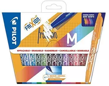 Pilot FriXion Ball 0.7 Tintenroller radierbar, farblich sortiert, 15er Set (2260S15)