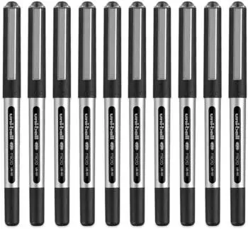 Mitsubishi Pencil Eye Micro Gelschreiber 0,5mm Schwarz, 10er-Pack (UB-150)