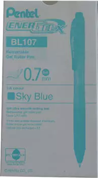Pentel EnerGel Gel-Tintenroller Druckmechanik 0.35mm, 12 St&uuml;ck (BL107-S)