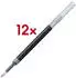Pentel EnerGel Gelschreiber-Nachfüllmine schwarz 0,25mm, 12 St. (LRP5-AX)