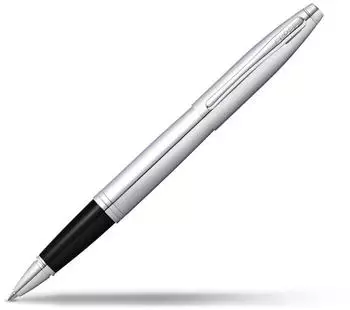 Cross Calais Rollerball poliertes Chrom, schwarz (AT0115-1)