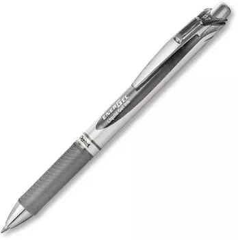 Pentel EnerGel XM BL77 Gelschreiber mit Druckmechanik, grau (BL77-NX)