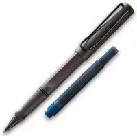 Lamy Tintenroller safari 617 umbra, Strichbreite 0,5mm, Schreibfarbe blau
