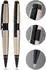 Cross Edge Rollerball Mattbeige PVD mit Gel-Mine (AT0555-14)