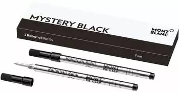 Montblanc Rollerball Tintenmine F Mystery Black, 2 Stk. (n811)