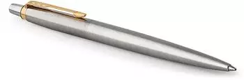 Parker Jotter Gelschreiber, Edelstahl mit Goldzierteilen, mittlere Spitze 0,7mm (2020672)