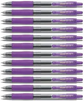 Pilot G-2 Gelkugelschreiber violett 0,7mm, 12er-Pack (31830PT)