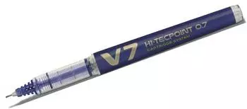 Pilot V7 Hi-Tecpoint Tintenroller nachfüllbar, blau, 10er-Pack (108100103)