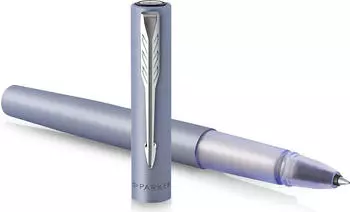 Parker Vector XL Metallic Tintenroller, silberblau, F (2159775)