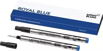 Montblanc LeGrand Rollerball-Ersatzmine M, k&ouml;nigsblau, 2er-Pack (128228)