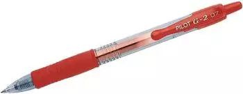 Pilot G2-7 Gelschreiber nachf&uuml;llbar, rot, 0,7mm (12 St&uuml;ck)