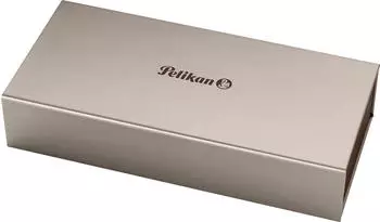 Pelikan Souver&auml;n R400 Tintenroller, schwarz-blau, vergoldete Zierelemente
