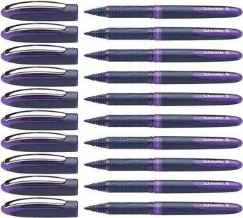 Schneider Optics One Business Tintenroller 0,6mm violett, 10er-Set (183008)