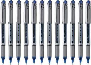 Pentel EnerGel Plus Tintenroller, blau, 0,35mm, 12er-Pack (BL27-CX)
