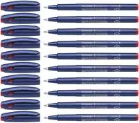 Schneider 8472-10, 10 x Schneider Tintenroller Topball 847 rot