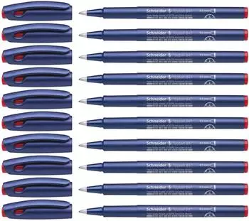 Schneider Optics Topball 847 Tintenroller 0,5mm rot, 10er Pack (8472)