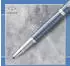 Parker IM Premium Tintenroller blaugrau, Chromverzierung, feine Spitze (2143648)