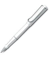 Lamy 1221857, LAMY Tintenroller safari white ergonomisches Griffst&uuml;ck, Clip aus