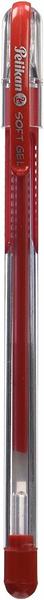Pelikan Soft Gel Gelschreiber Box mit 12 ST Schreibfarbe rot (962688)