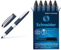 Schneider 50-185401, Schneider One Change Tintenrollerminen schwarz