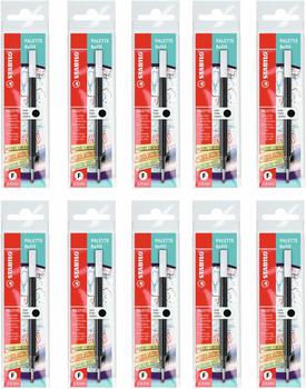 STABILO PALETTE Refill F (0,4 mm) 10er Pack -schwarz (268/046-01)