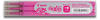 Pilot Tintenrollermine Frixion Point 0.5, Strichbreite 0.25 mm, Schreibfarbe pink, 3